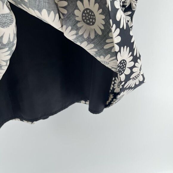 Victoria Beckham x Target Girls Floral Dress XL Black White Sleeveless Cotton - Picture 9 of 12